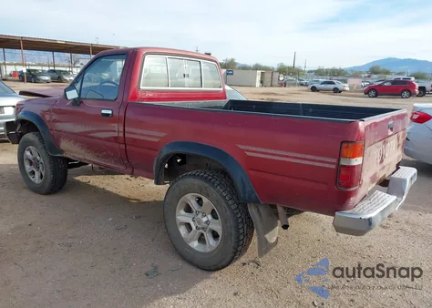 1991 Toyota Pickup 1/2 Ton Sht Wheelbase Dlx из США, поврежденный, VIN JT4RN01P9M0011802